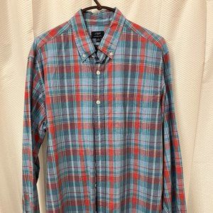 J. Crew Plaid Button-Down